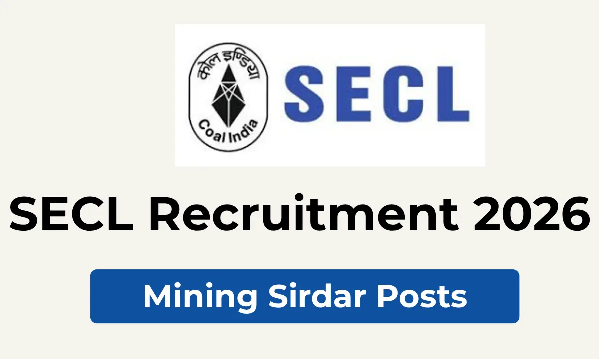 SECL-Recruitment-2026