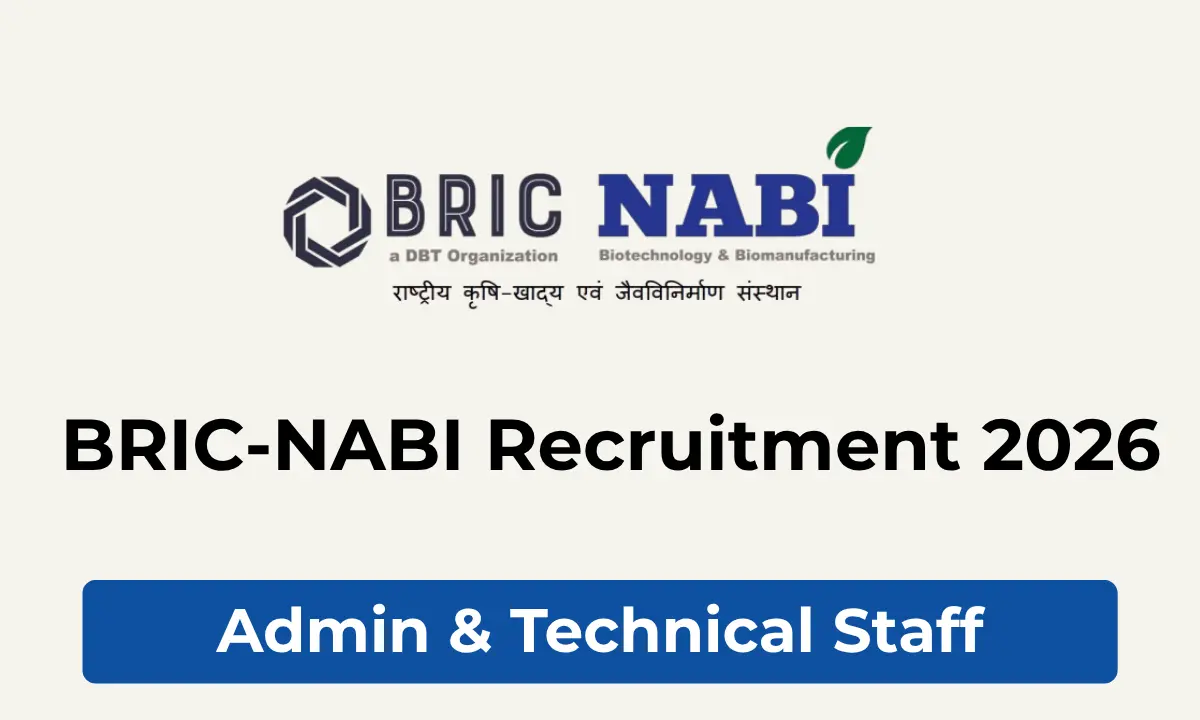BRIC NABI RECRUITMENT: ADMINISTRATIVE AND TECHNICAL STAFF